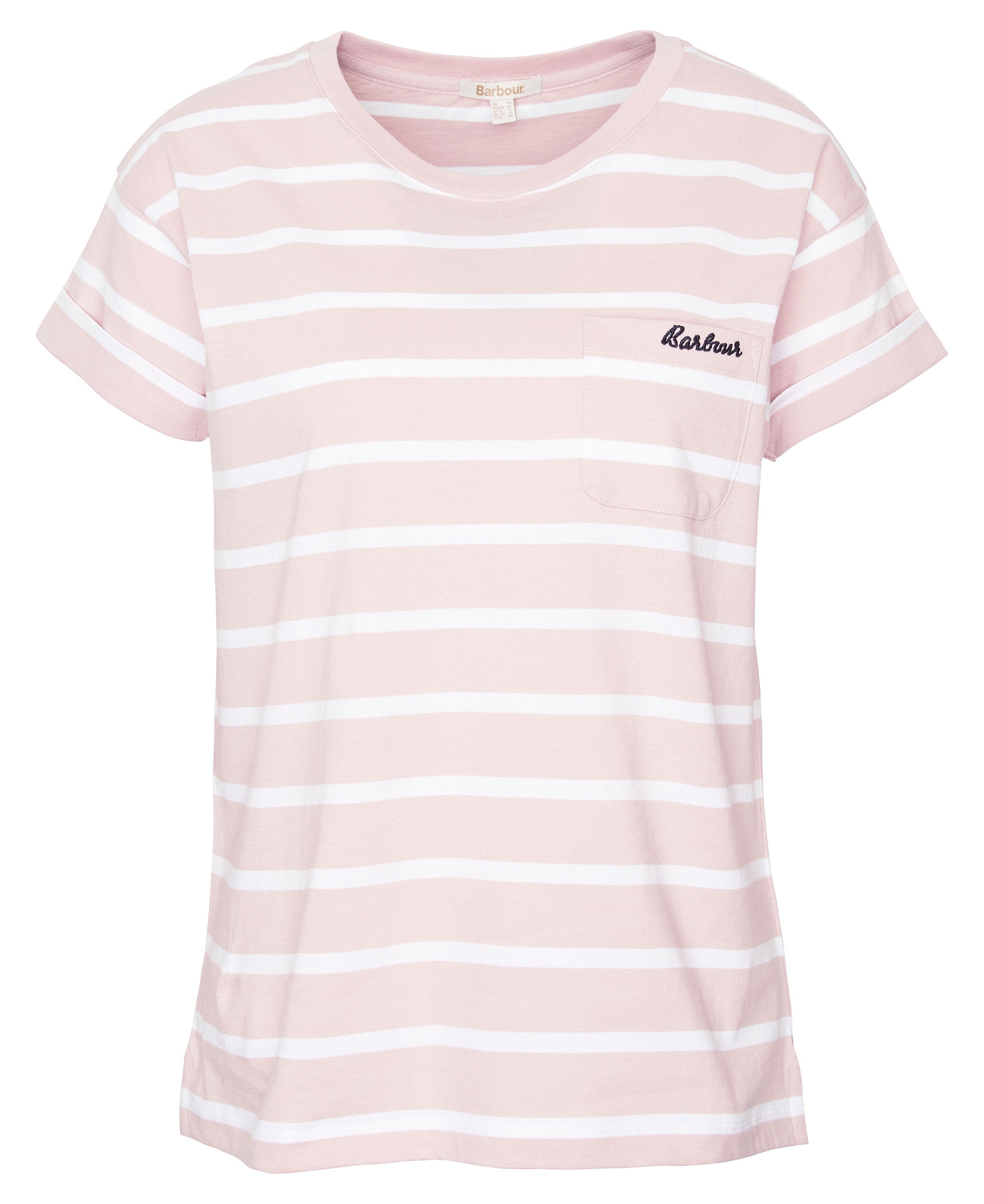 Otterburn Stripe T-Shirt - Shell Pink