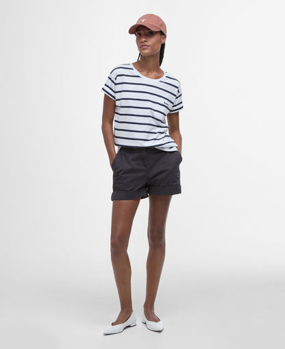 Otterburn Stripe T-Shirt - White/Navy