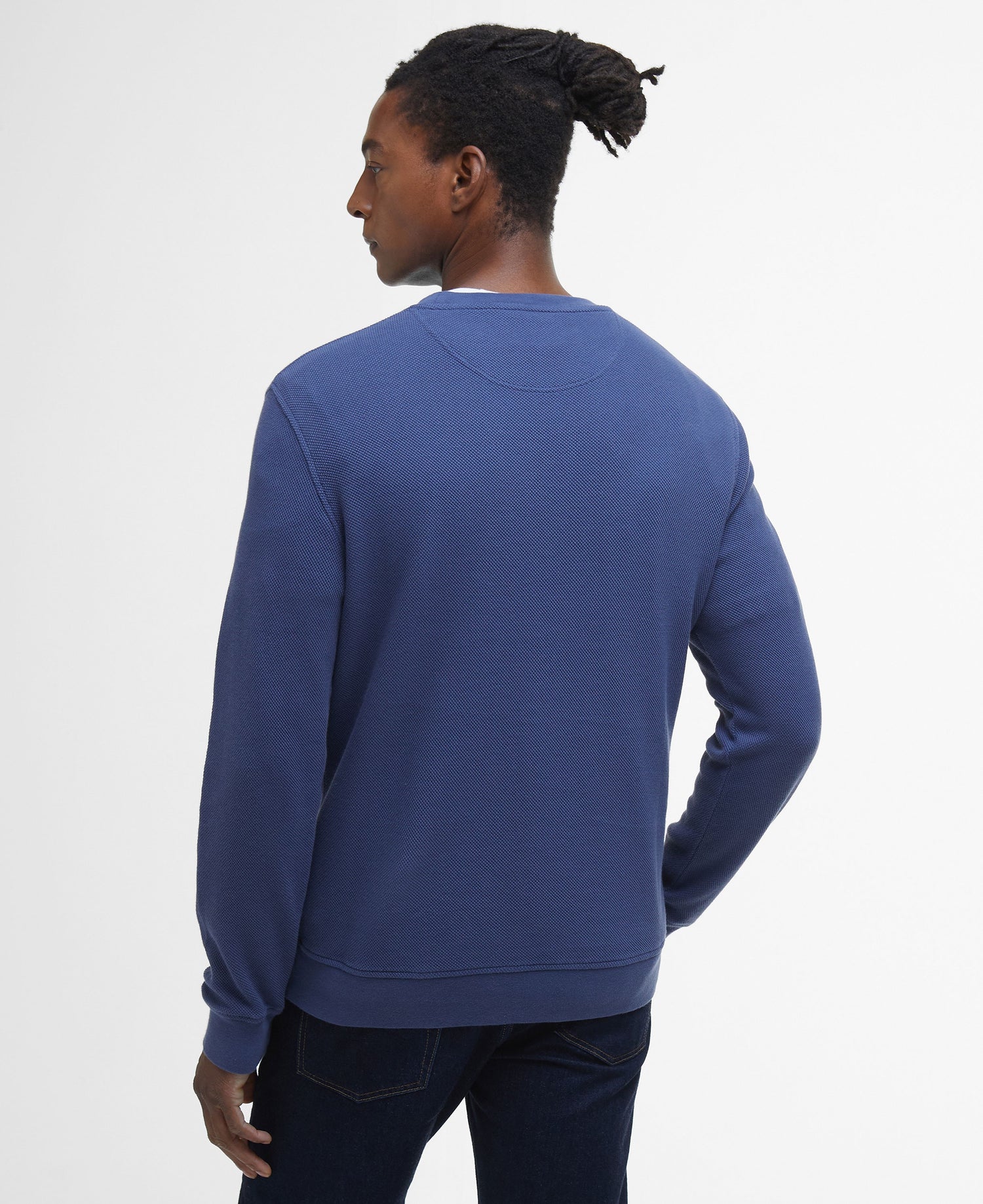 Pique Interlock Crew Sweatshirt - Oceana