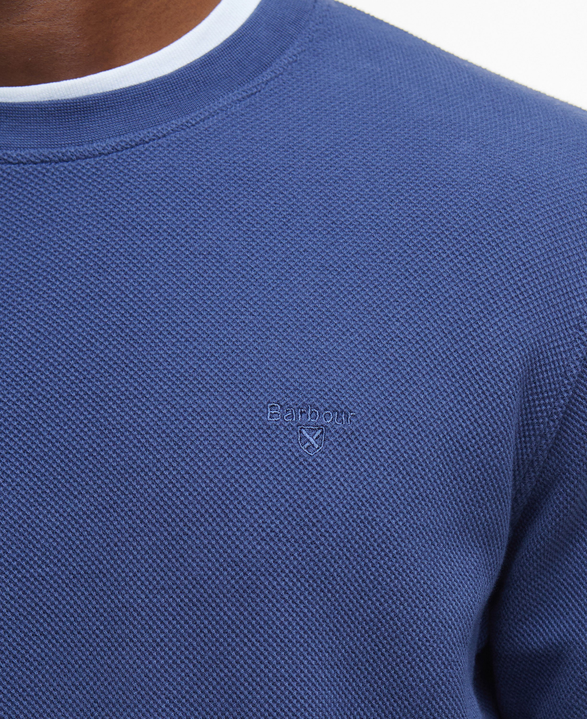 Pique Interlock Crew Sweatshirt - Oceana