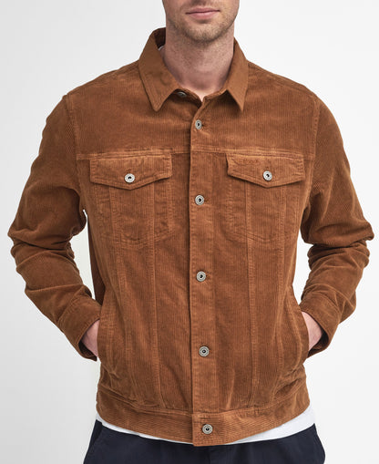 Garment Dyed Cord Overshirt - Dark Honey