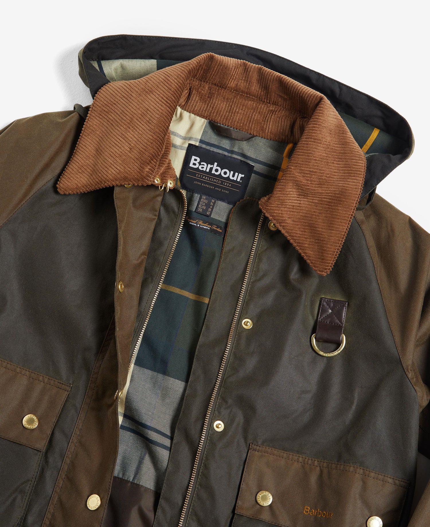 Reighton Waxed Jacket - Archive Olive/Beech/Ancient