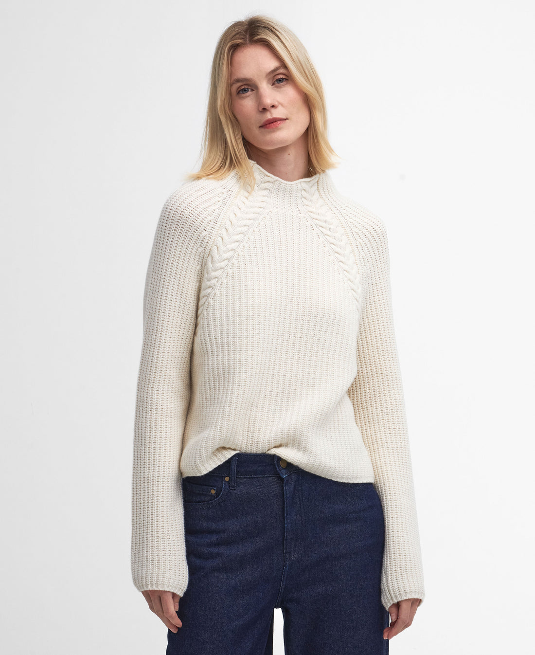 Rhonda Knitted Jumper - Cloud