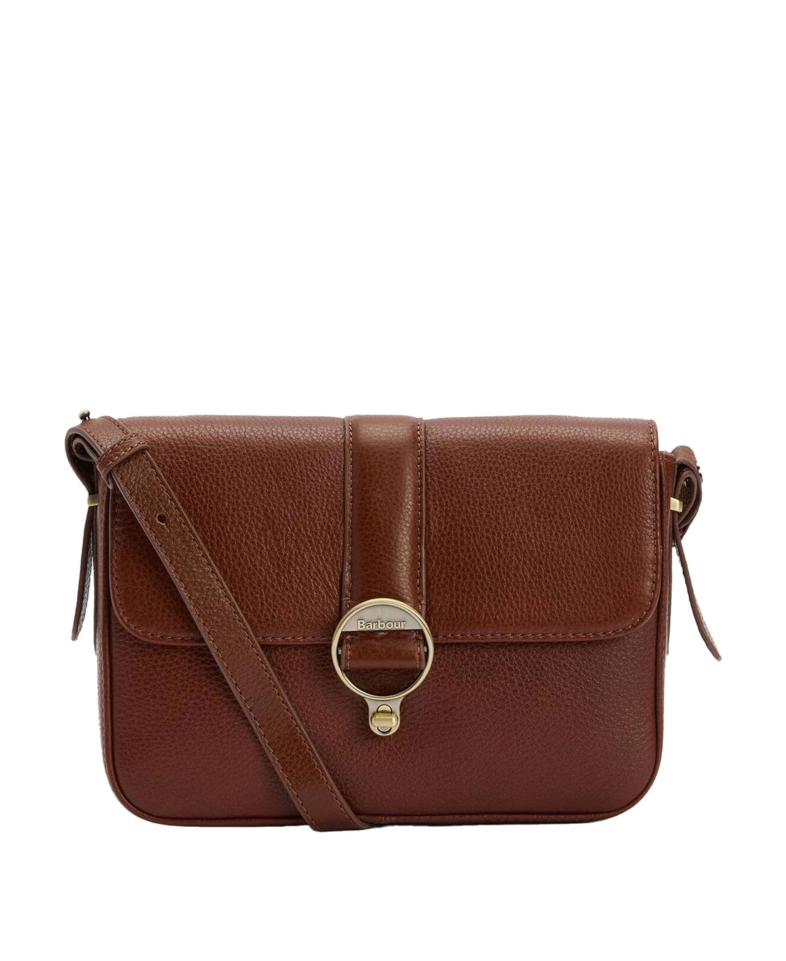 Rosa Leather Crossbody Bag - Brown