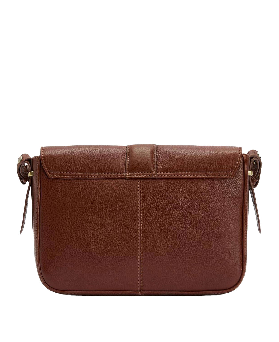 Rosa Leather Crossbody Bag - Brown