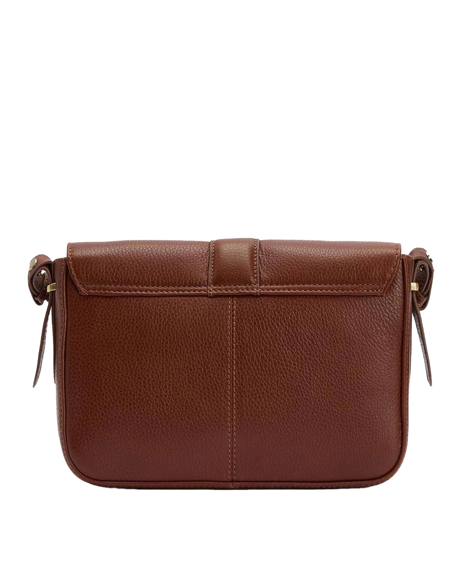 Rosa Leather Crossbody Bag - Brown