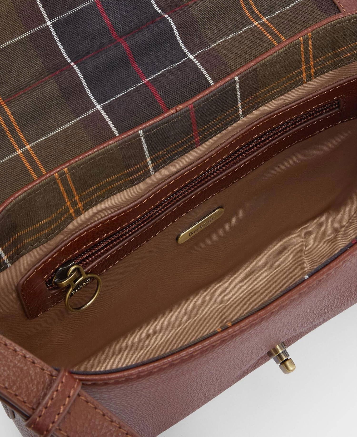 Rosa Leather Crossbody Bag - Brown