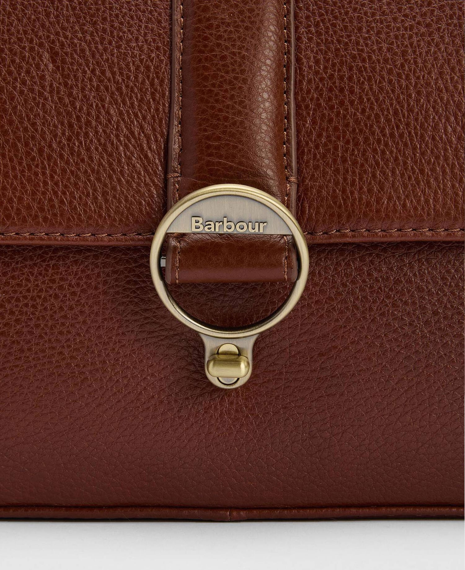 Rosa Leather Crossbody Bag - Brown