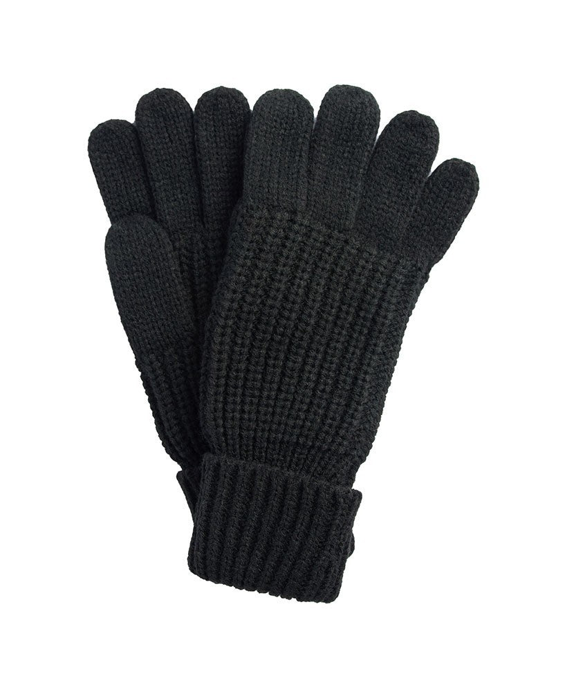 Saltburn Knitted Gloves - Black