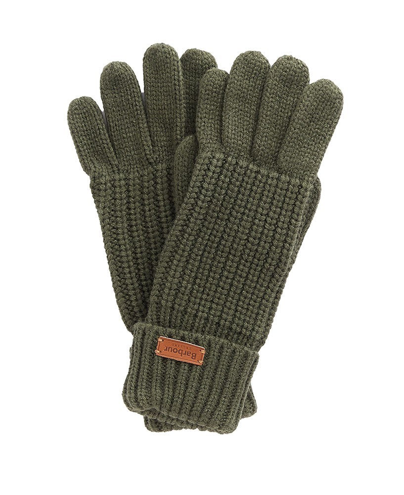 Saltburn Knitted Gloves - Olive