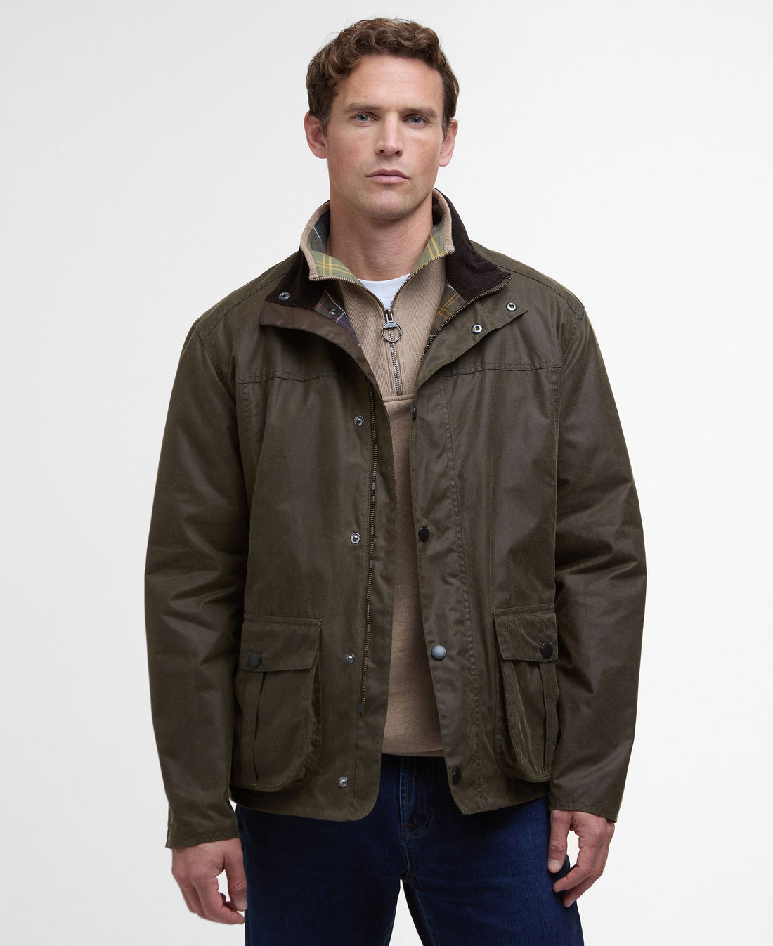 Sander Wax Jacket - Beech