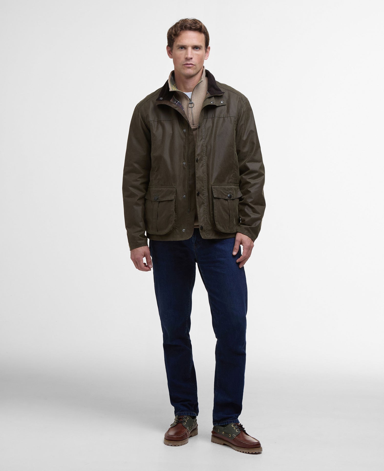 Sander Wax Jacket - Beech