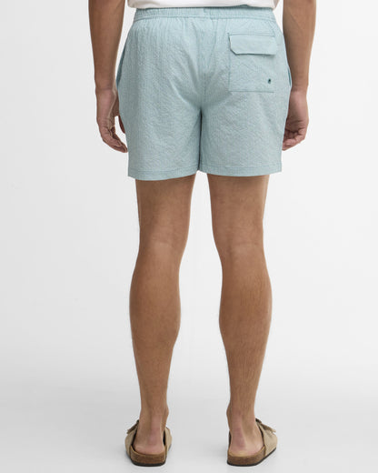 Somerset Pinstripe Swim Short - Light Teal