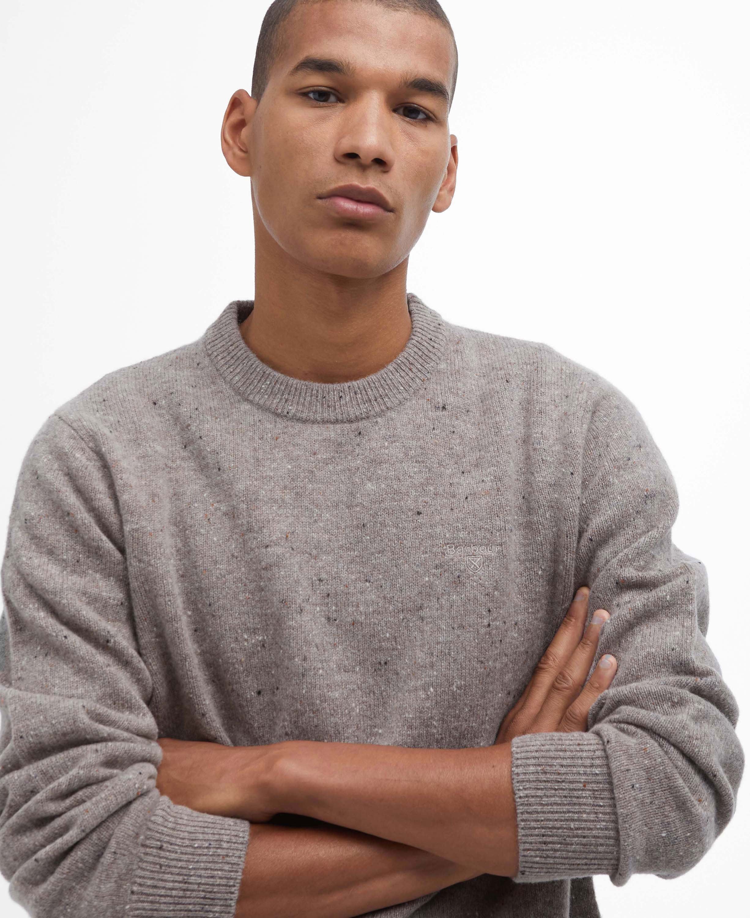 Tainsbury Crew Neck Sweater - Stone