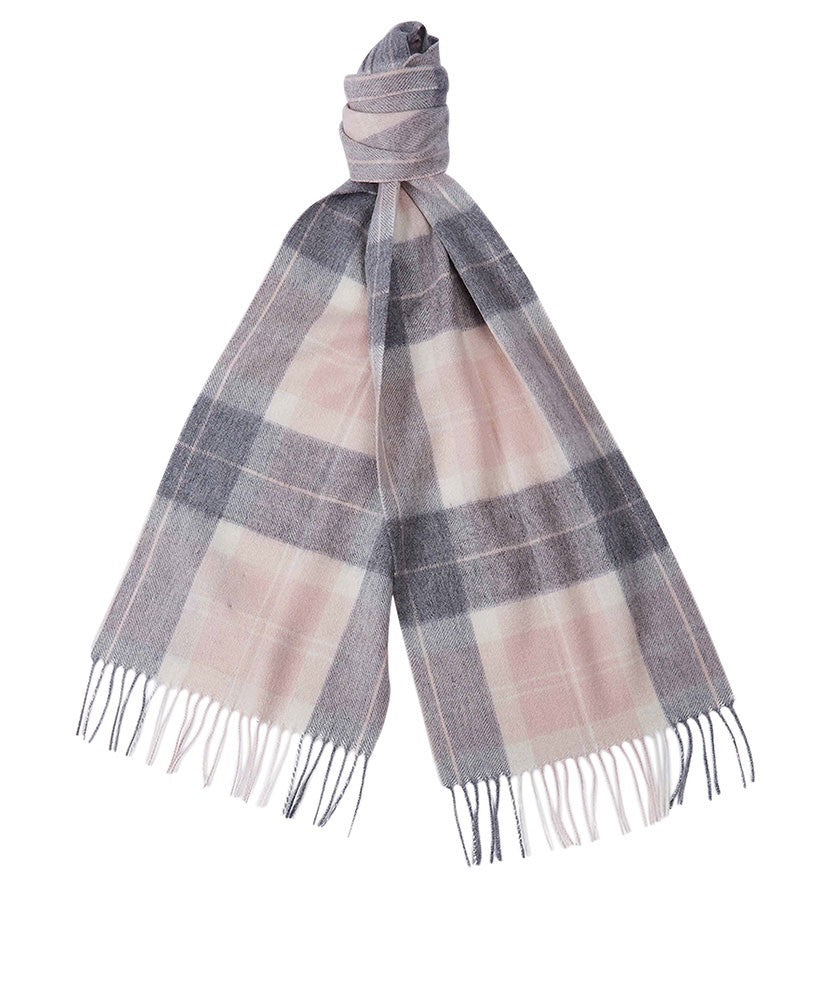 Tartan Scarf - Pink/Grey Tartan