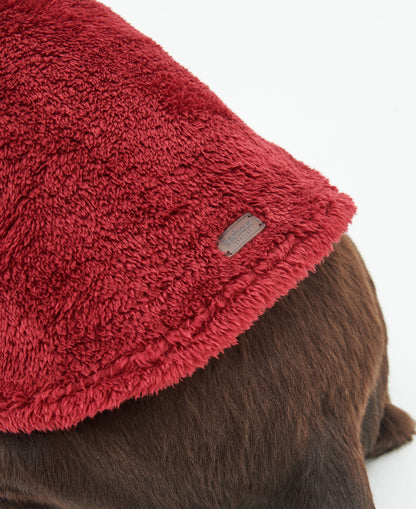 Teddy Fleece Dog Jumper - Red