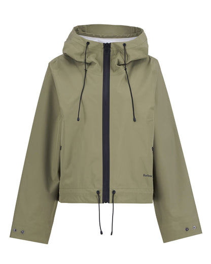 Thorpe Waterproof Jacket - Bleached Olive/Fondant