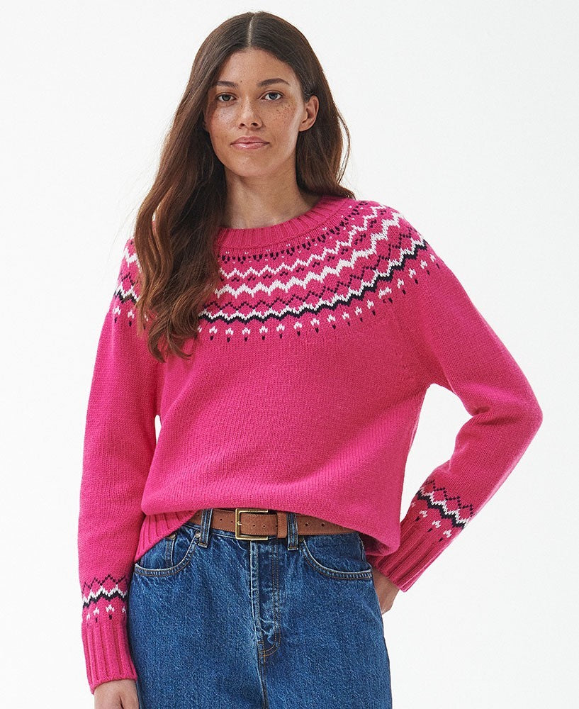 Tidal Knitted Jumper - Pink Dahlia