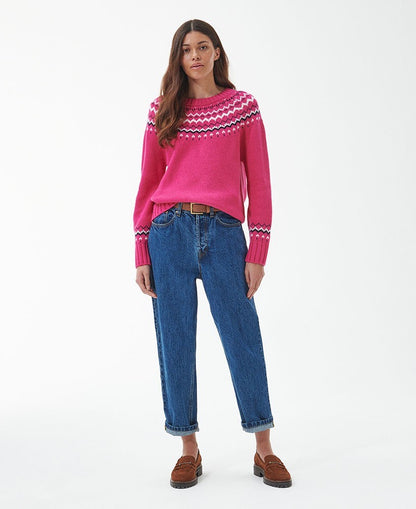 Tidal Knitted Jumper - Pink Dahlia