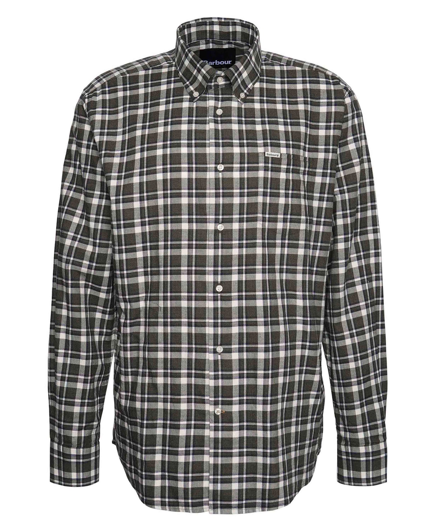 Turville Checked Shirt - Olive