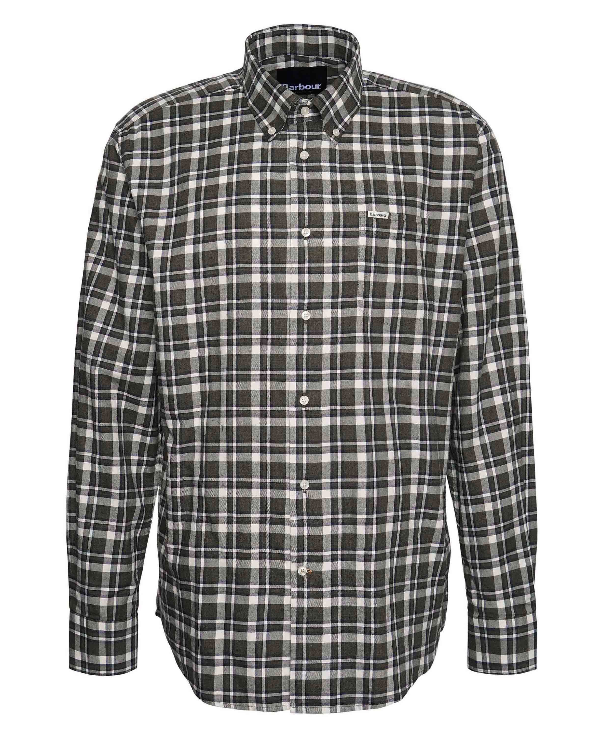 Turville Checked Shirt - Olive