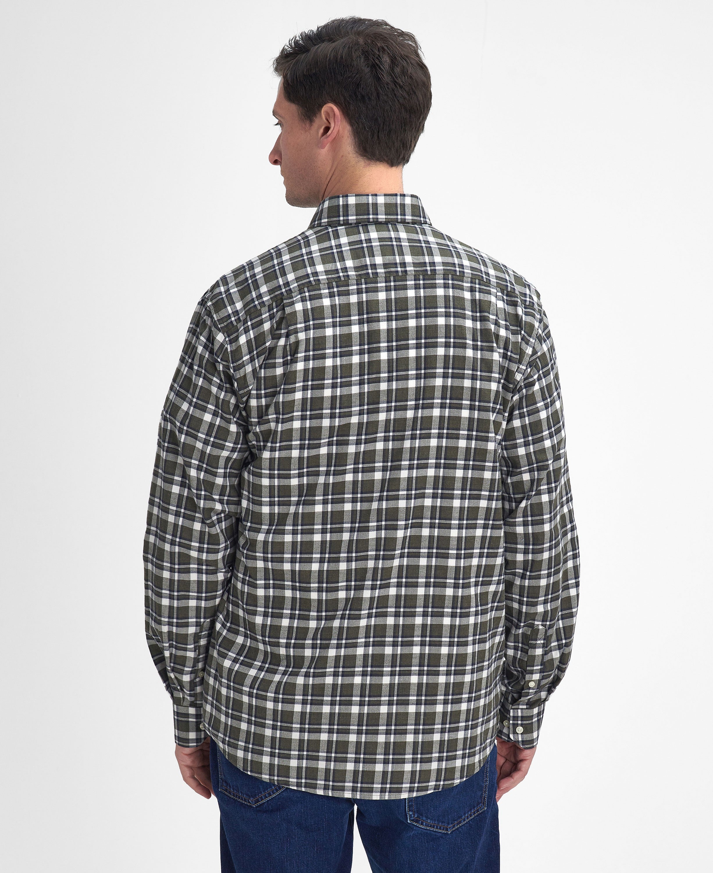 Turville Checked Shirt - Olive