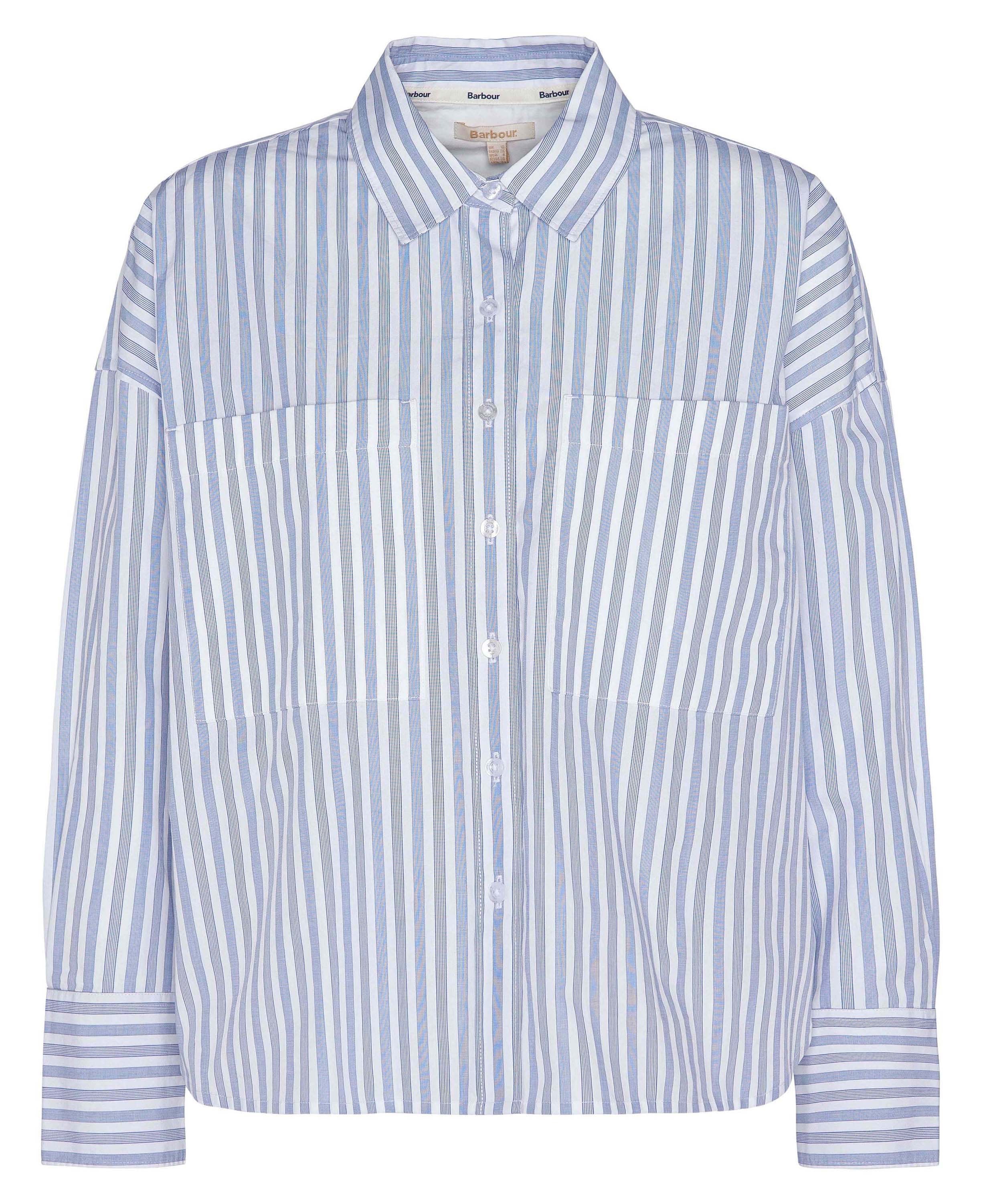 Violetta Shirt - Chambray Stripe