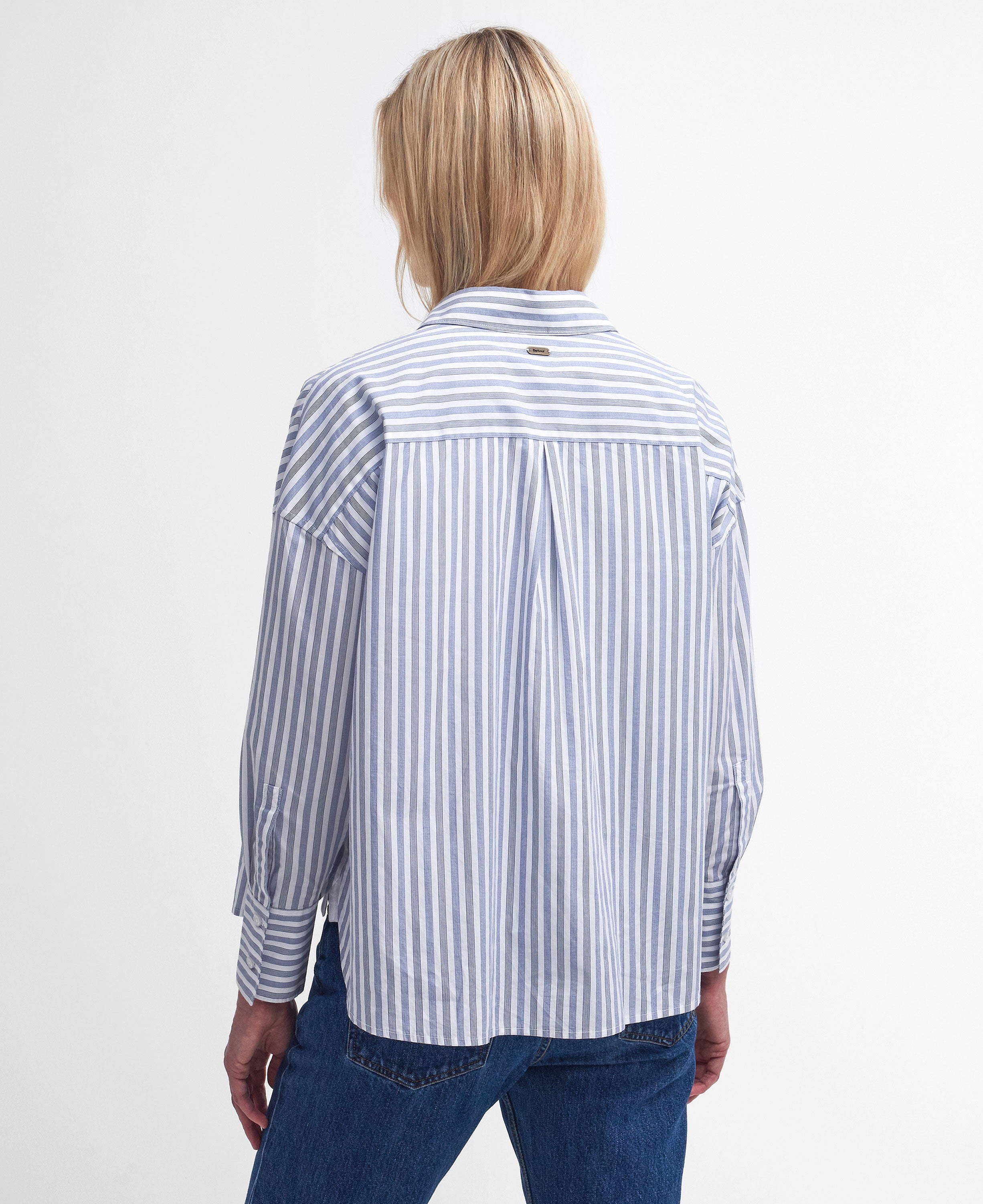 Violetta Shirt - Chambray Stripe