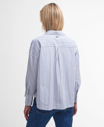 Violetta Shirt - Chambray Stripe