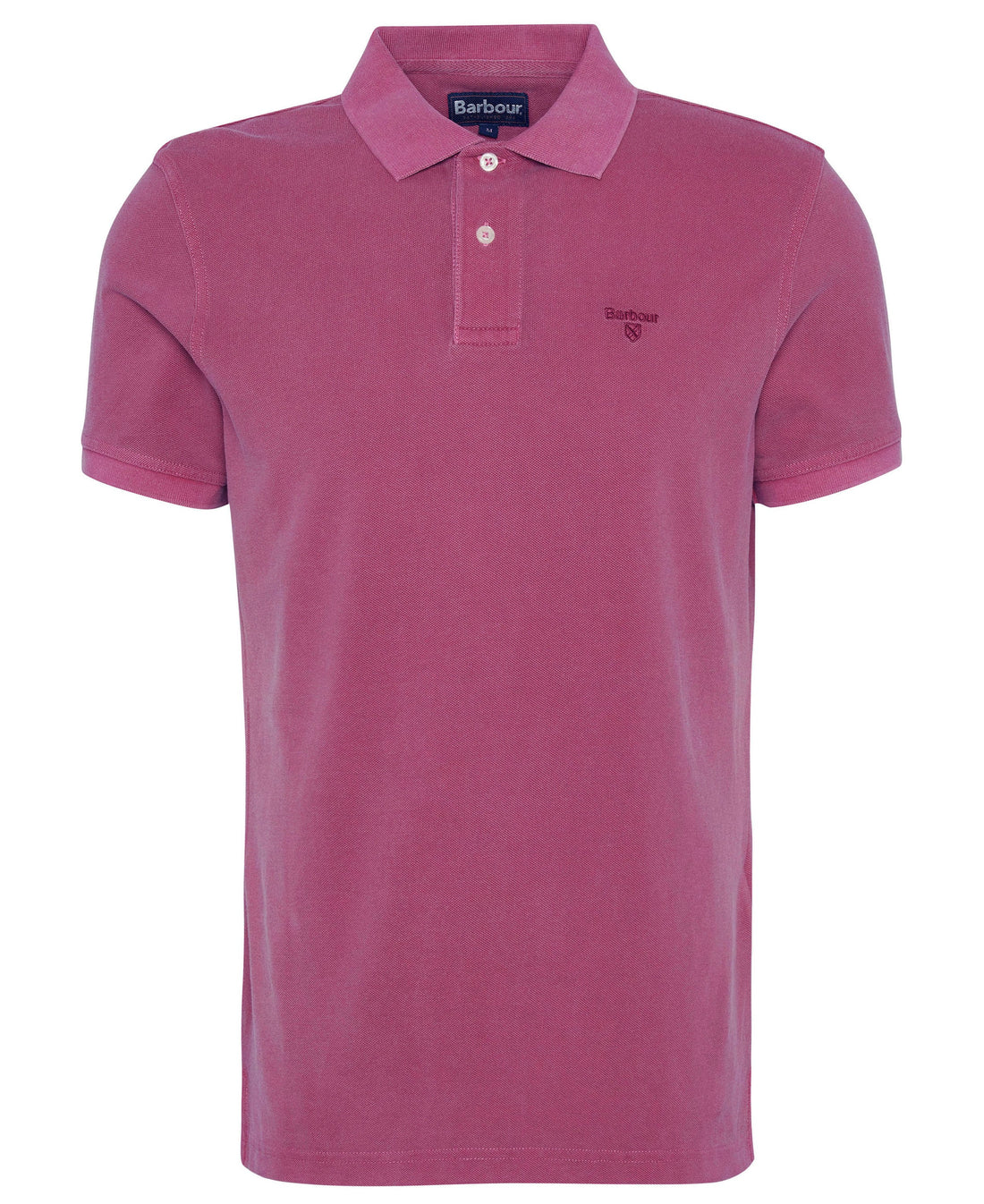 Washed Sports Polo Shirt - Washed Raspberry