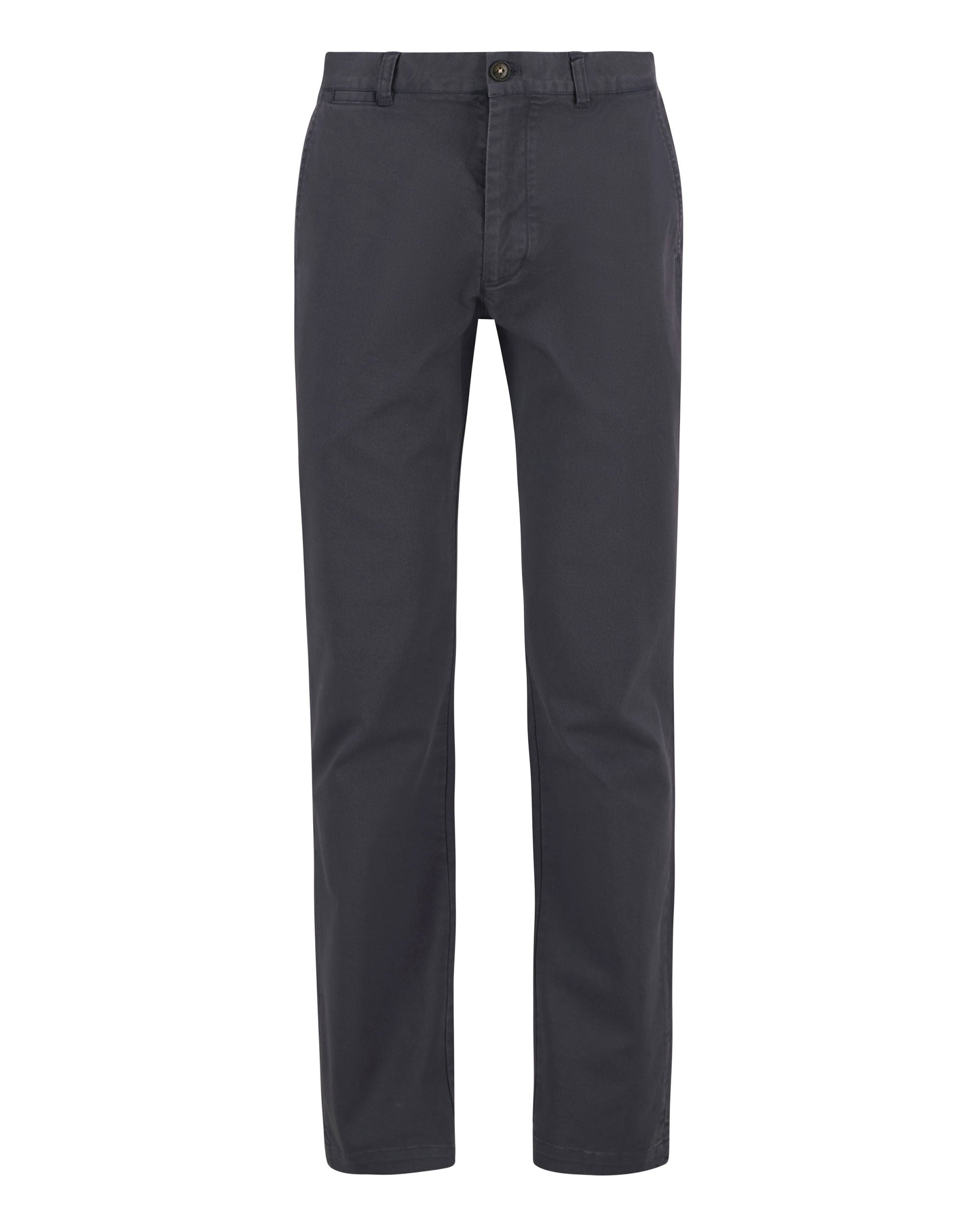 Washed Stretch Twill Tailored Trouser - Washed Navy