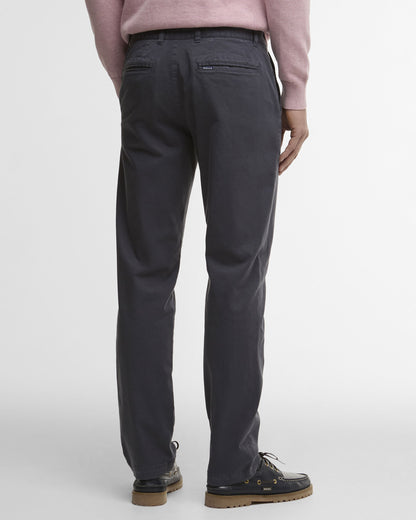 Washed Stretch Twill Tailored Trouser - Washed Navy