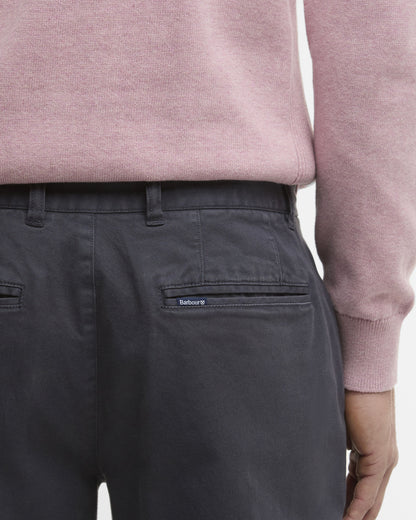 Washed Stretch Twill Tailored Trouser - Washed Navy