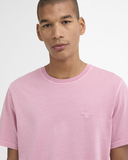 Washed Tartan T-Shirt - Washed Pink