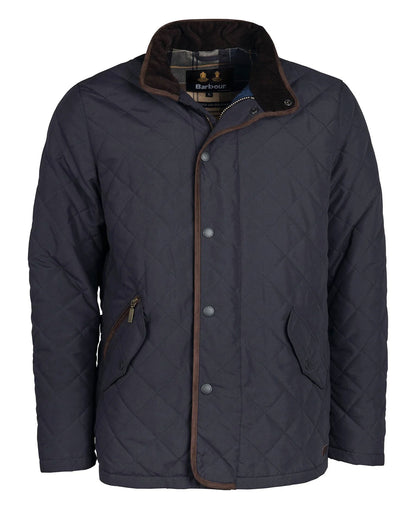 Waterproof Shoveler Quilted Jacket - Navy