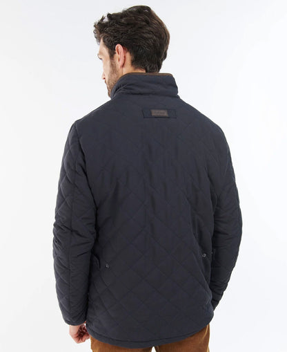 Waterproof Shoveler Quilted Jacket - Navy