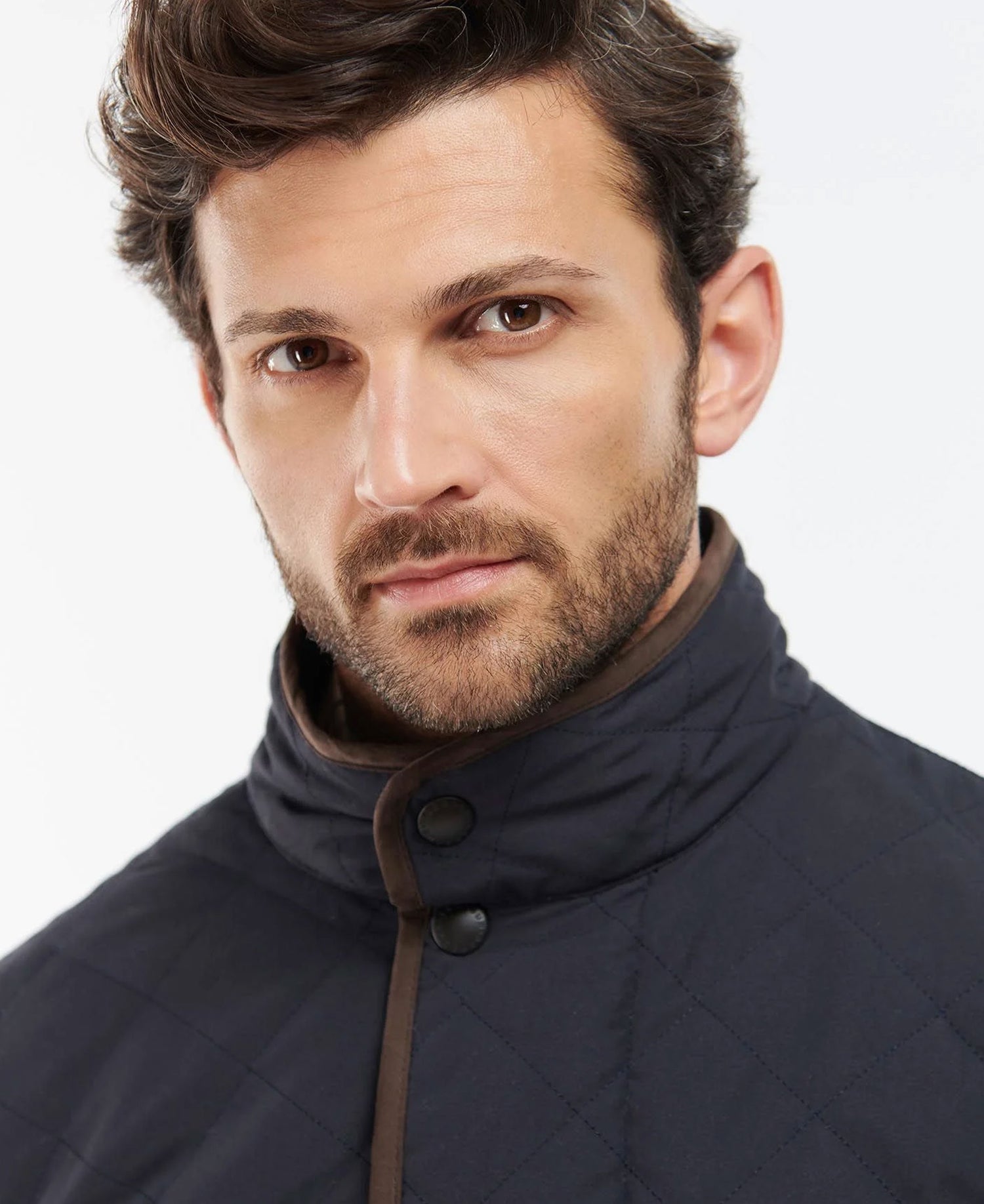 Waterproof Shoveler Quilted Jacket - Navy