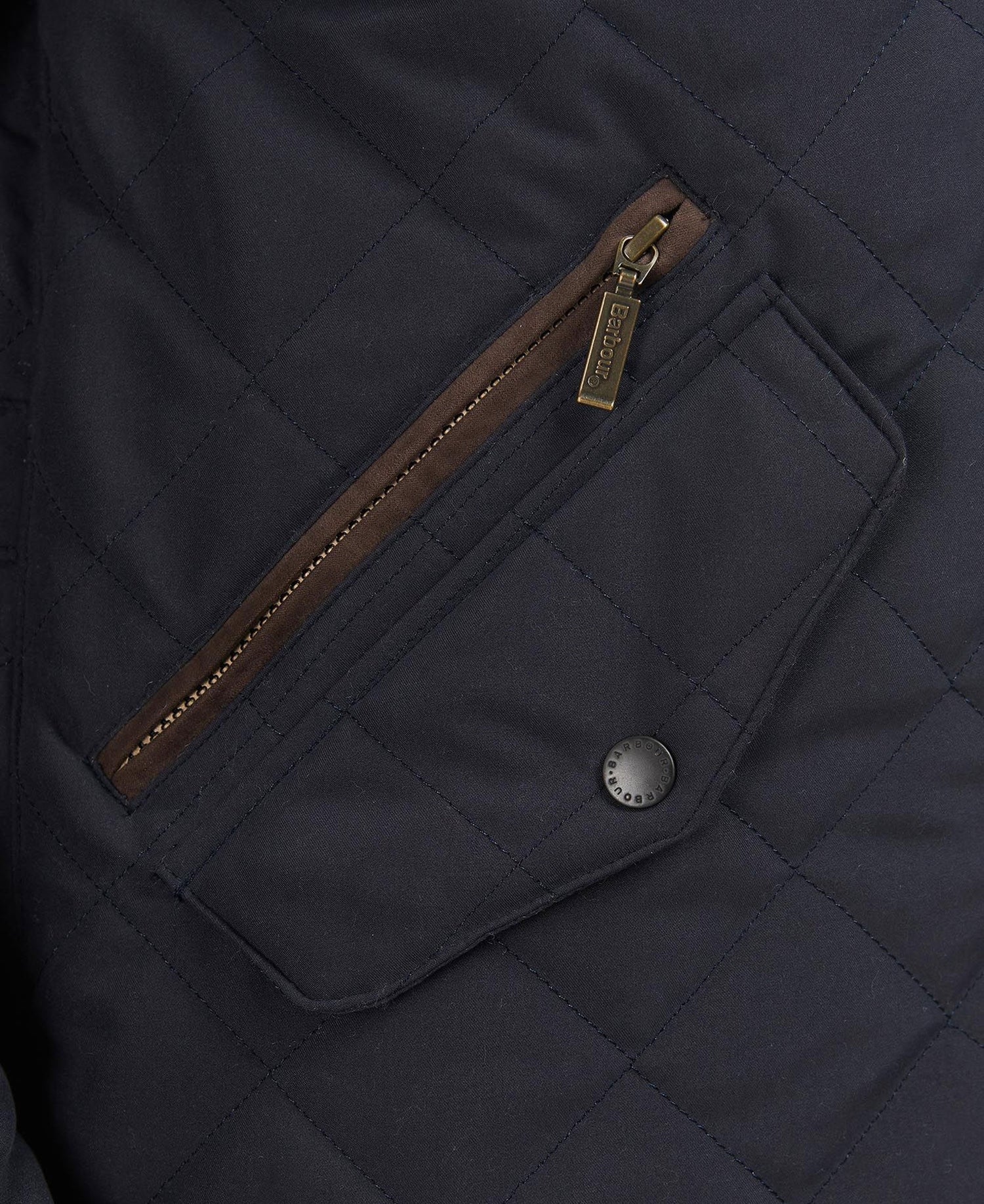 Waterproof Shoveler Quilted Jacket - Navy