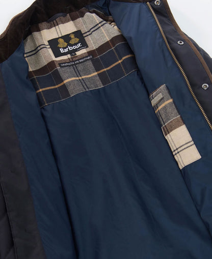 Waterproof Shoveler Quilted Jacket - Navy