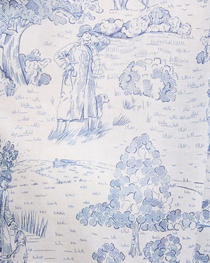 Wisteria Shirt - Ink Blue Print