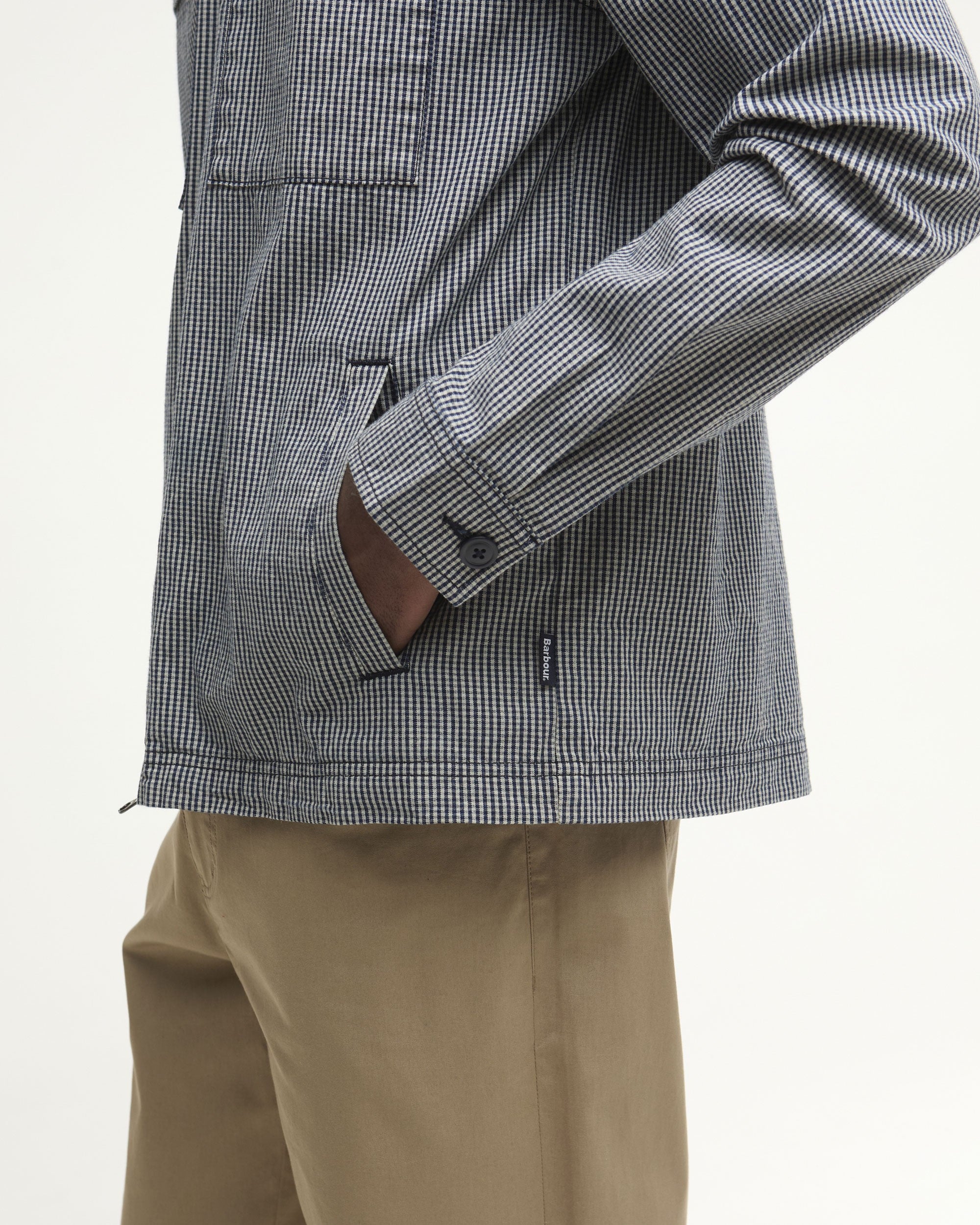 Willowburn Gingham Overshirt - Navy