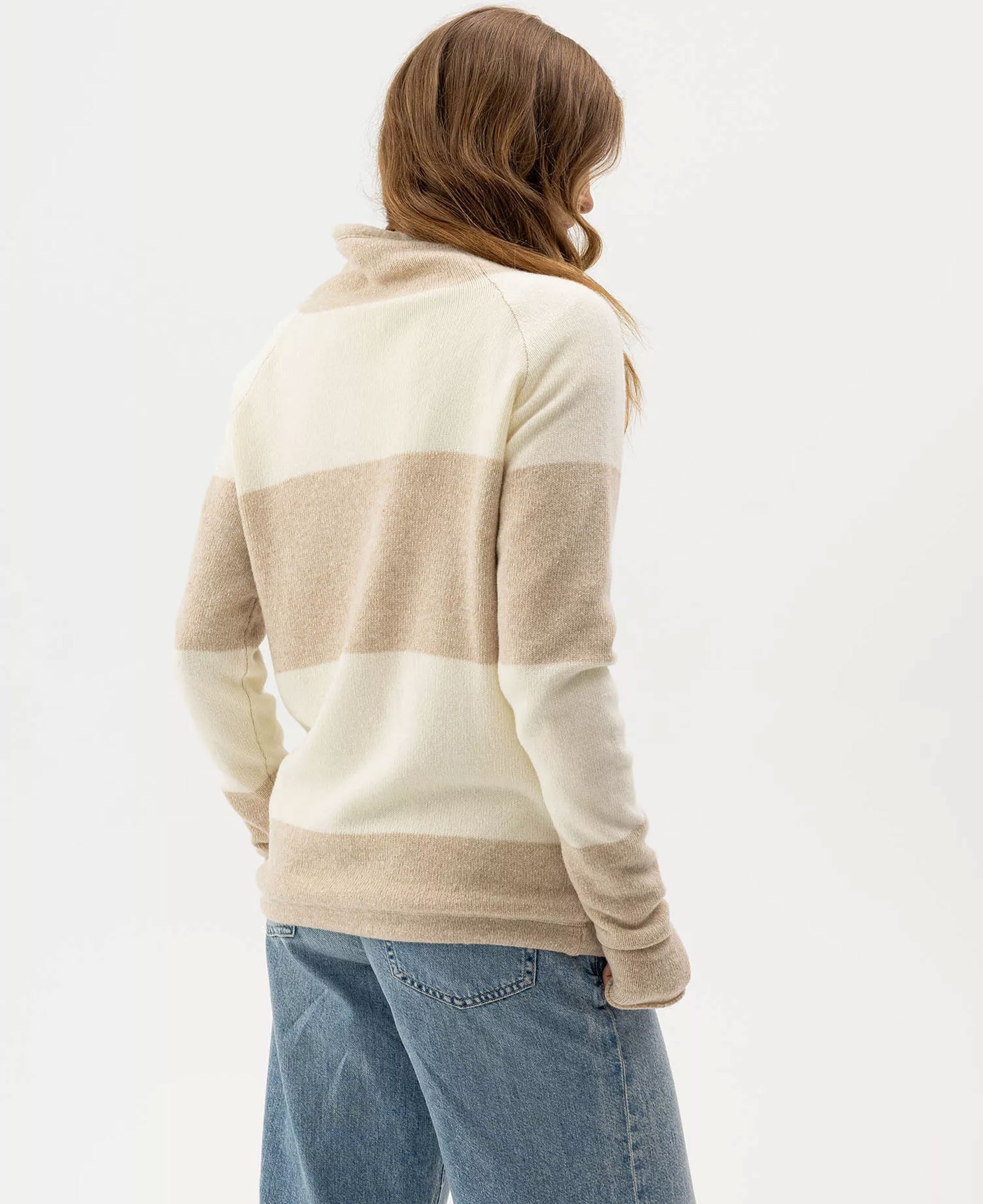 Martina Wool Windproof - Sand Offwhite