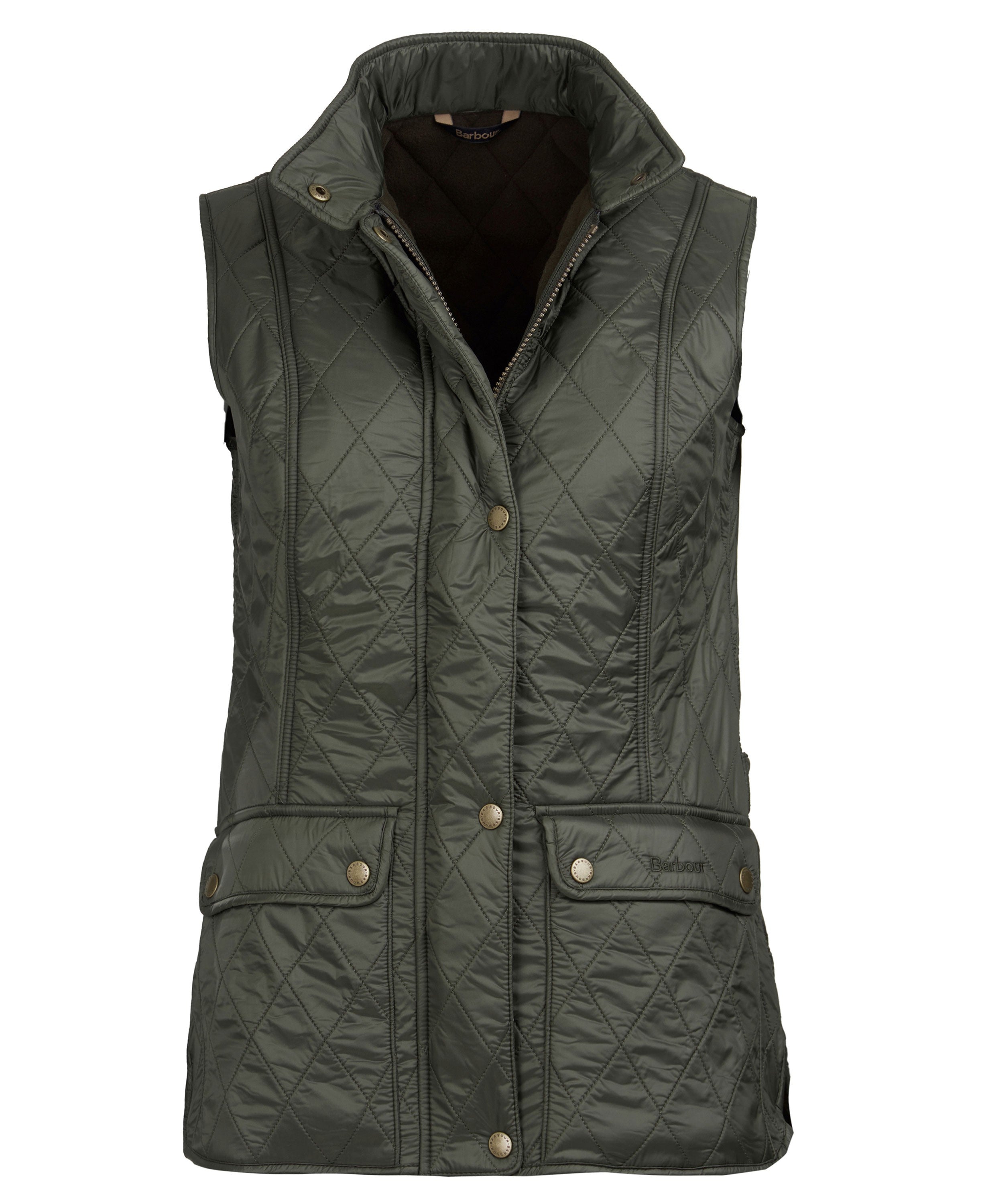 Wray Quilted Gilet - Olive