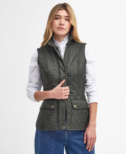 Wray Quilted Gilet - Olive