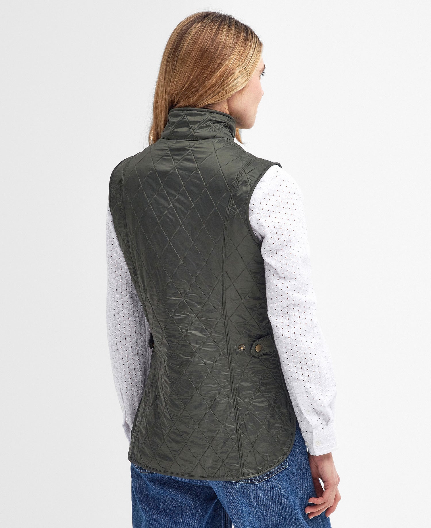 Wray Quilted Gilet - Olive