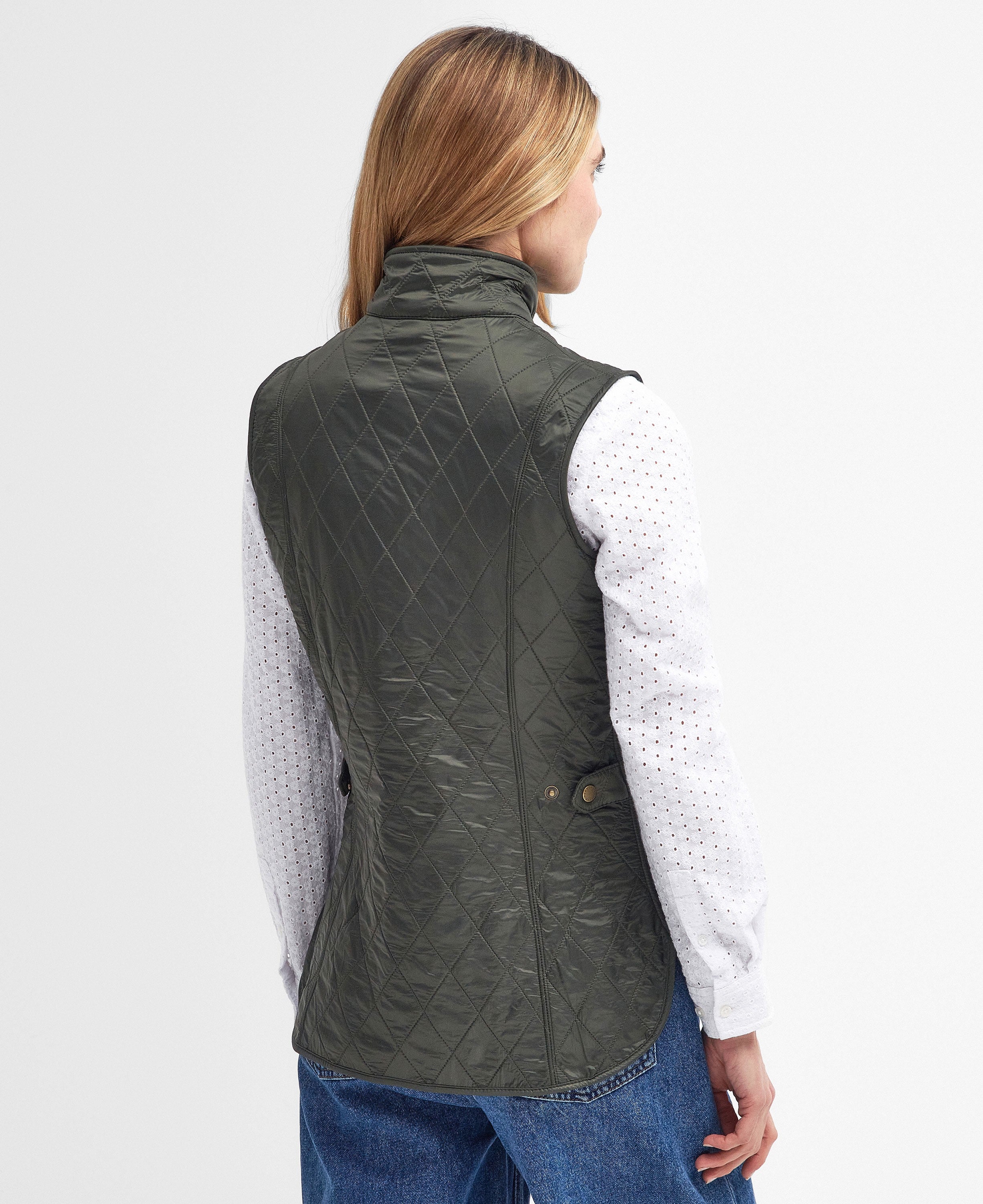 Wray Quilted Gilet - Olive