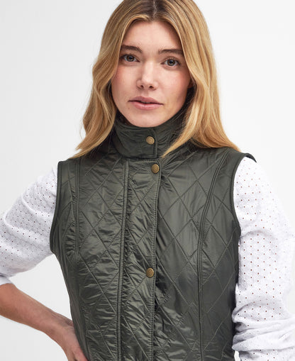 Wray Quilted Gilet - Olive