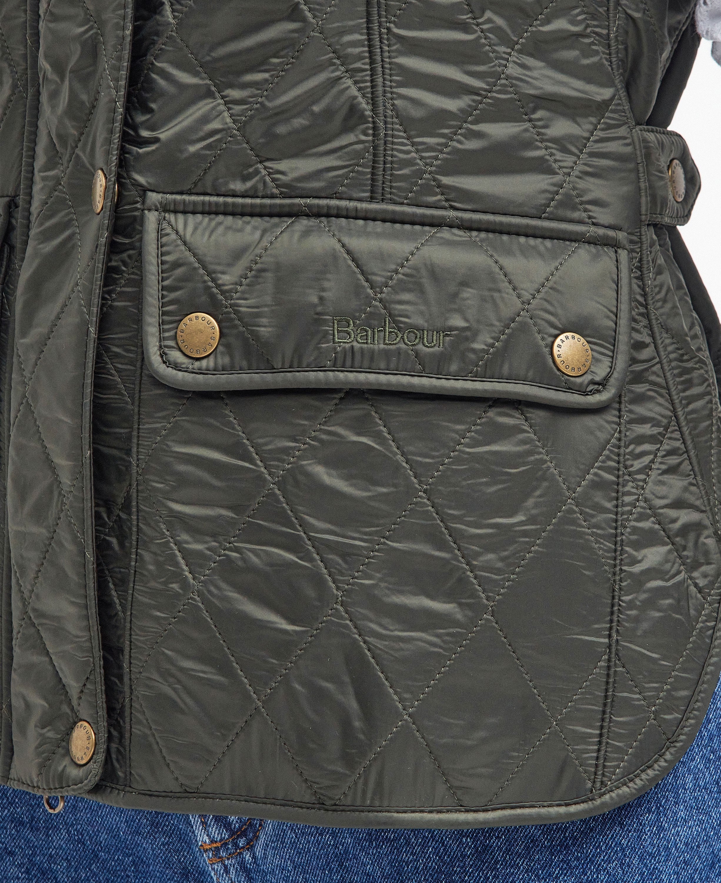 Wray Quilted Gilet - Olive