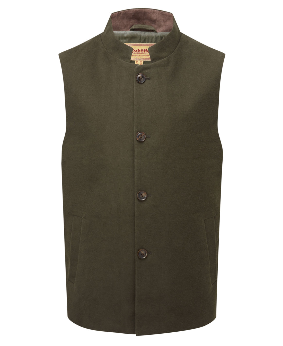 Barnsdale Nehru Waistcoat - Forest