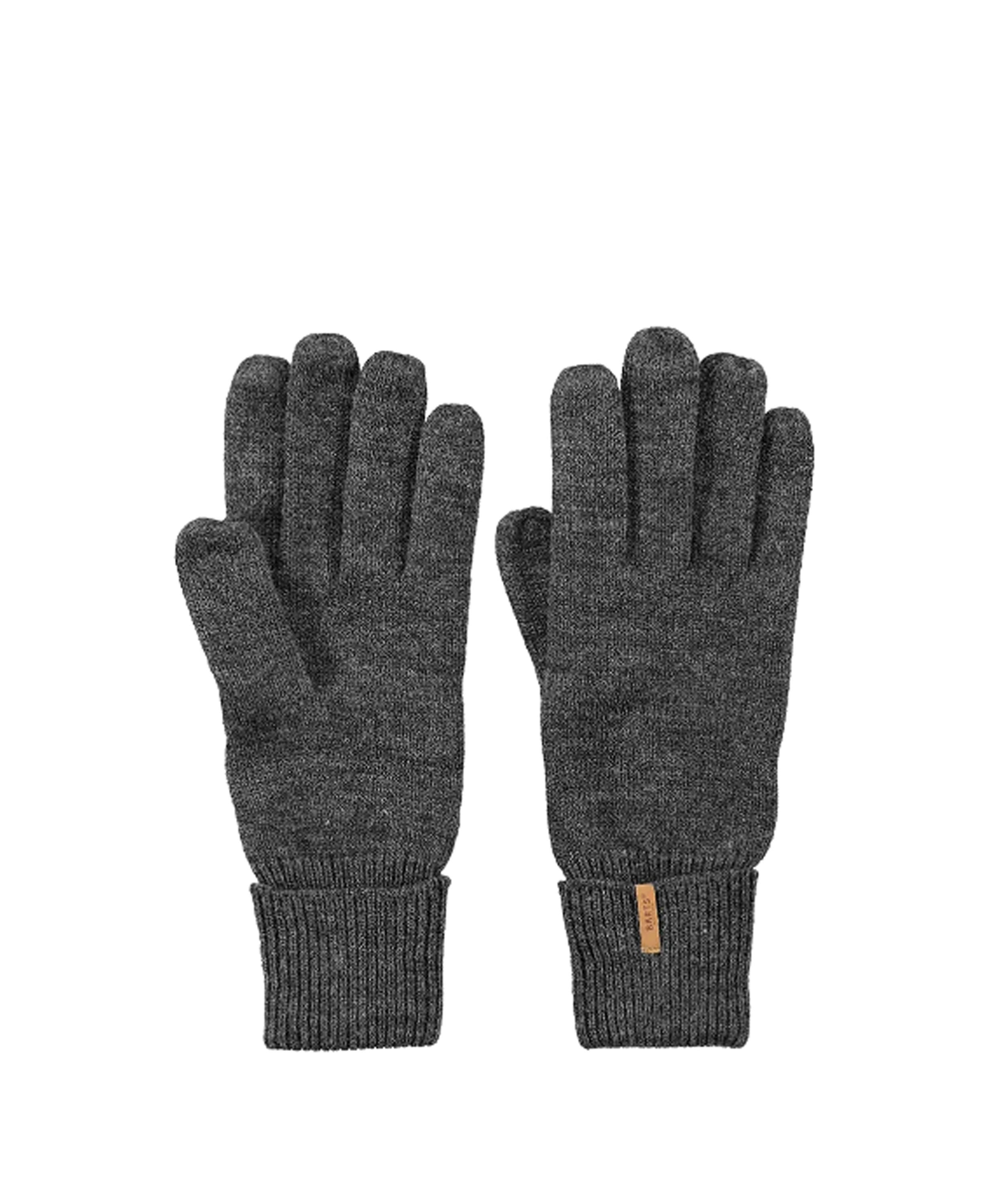 Fine Knitted Gloves - Dark Heather